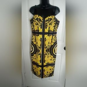 Gold/Black Dress, size large, Marciano Los Angeles